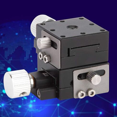 SPXYFES25 XY AXES MANUAL FINE TUNING THELMMING PRATTER مرحلة انزلاق عالي الدقة من ألومنيوم للأدوات البصرية ومعدات أشباه الموصلات 25x25mm in Saudi Arabia