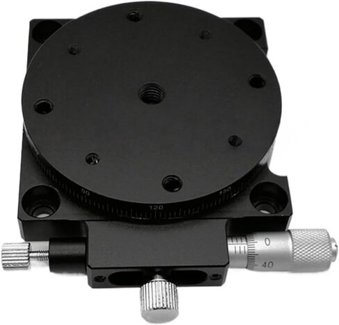 R AXIS 60MM يدوي منصة الدوران المرحلة المنزلق محمل المرحلة الخطية 29.4N 60 مم RS60-L in Saudi Arabia