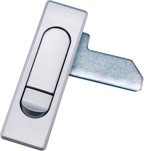 Zinc Alloy Flat Lock Electrical Cabinet Lock Distribution Box Door Lock 1Pcs(Matte Band Lock) in Saudi Arabia