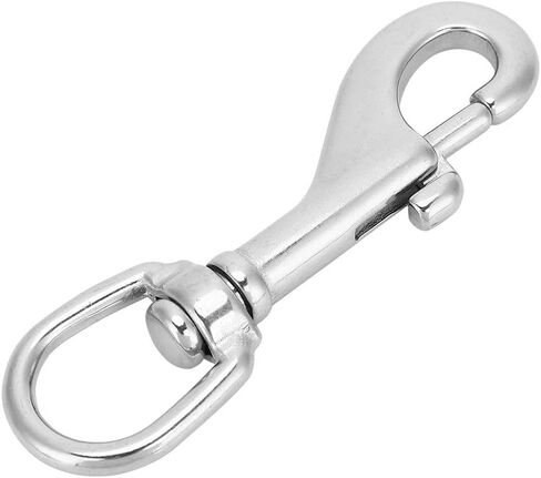 خطاف SHICIRIS EYE -HOOK Rustresistant Snap لأكياس الأشرطة لصنع سلسلة الحيوانات الأليفة [316 من الفولاذ المقاوم للصدأ] (92 مم) in Saudi Arabia