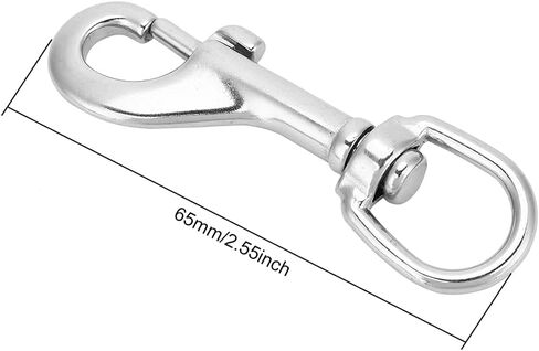 خطاف SHICIRIS EYE -HOOK Rustresistant Snap لأكياس الأشرطة لصنع سلسلة الحيوانات الأليفة [316 من الفولاذ المقاوم للصدأ] (92 مم) in Saudi Arabia