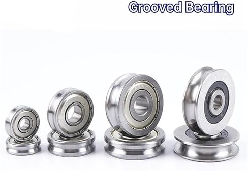 10pcs تقويم عجلة مختلطة على خط مع الأخدود تحمل v 6203 15x35x11mm بكرة U نوع الأخدود (V6203-3-1) in Saudi Arabia