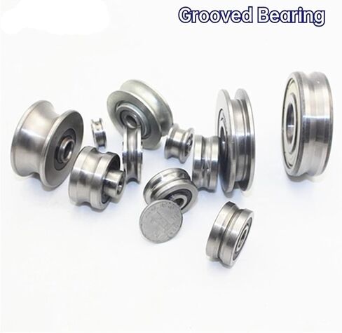 10pcs تقويم عجلة مختلطة على خط مع الأخدود تحمل v 6203 15x35x11mm بكرة U نوع الأخدود (V6203-3-1) in Saudi Arabia