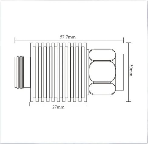 5W N ذكر إلى الإناث RF ETENUATOR 1DB-50DB ، 50 OHM DC-4GHZ BOSSING (5DB ، 3G) in Kuwait