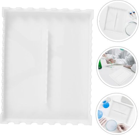 GLEAVI Acrylic Pipette Stand Multi-Pipette Storage Rack Laboratory Liquid Handling Tool Draining Tray for Glass Pipettes in Saudi Arabia