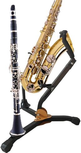 Generic Saxophone Holder for Alto and Tenor, Portable Stand for Wind Instruments in Saudi Arabia