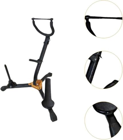 Generic Saxophone Holder for Alto and Tenor, Portable Stand for Wind Instruments in Saudi Arabia