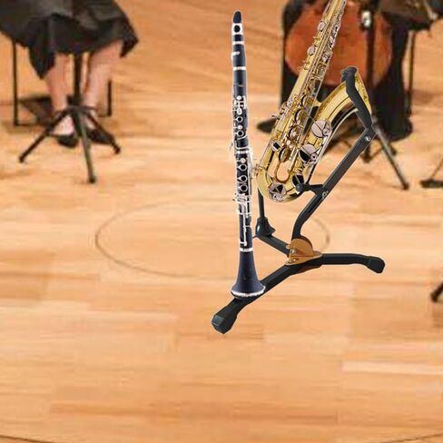 Generic Saxophone Holder for Alto and Tenor, Portable Stand for Wind Instruments in Saudi Arabia