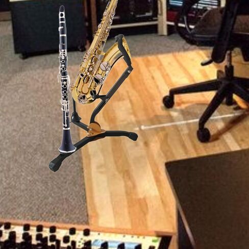 Generic Saxophone Holder for Alto and Tenor, Portable Stand for Wind Instruments in Saudi Arabia