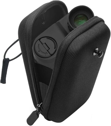 Golf Rangefinder Hard Shell Case ، تخزين صدمية محمولة الصدمات الصلبة الغولف المدى ، حقيبة الحمل العالمية للحمل لمعظم Rangefinders (أسود) in Kuwait