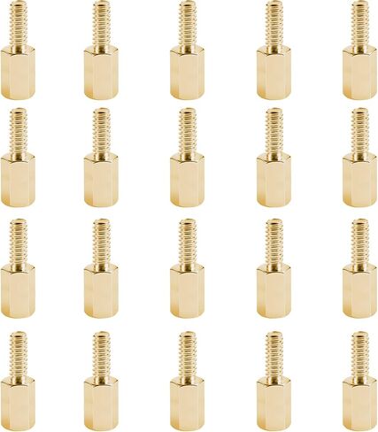 80pcs M3*15mm+6mm مسدس النحاس الجوز ، عزل رأس واحد ، ذكر إلى أنثى الخيط من النحاس ، فاصل صافرة Hex للآلة الإلكترونية ، PCB Motherboard ، B103 in Saudi Arabia