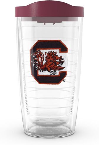 Tervis South Carolina Gamecocks - Primary Logo Made in USA Double Walled Insulated Tumbler Travel Cup Keeps Drinks Cold & Hot, 16oz, Classic in Saudi Arabia