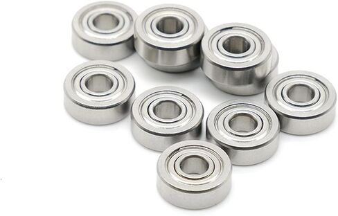 10PCS S606ZZ 6X17X6 mm Bearing ABEC-7 Stainless Steel Ball Bearings Shielded High Precision AISI440C in Saudi Arabia