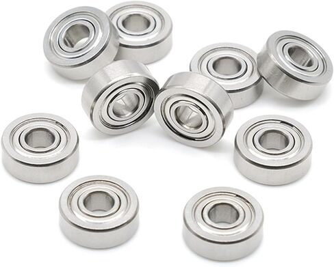 10PCS S606ZZ 6X17X6 mm Bearing ABEC-7 Stainless Steel Ball Bearings Shielded High Precision AISI440C in Saudi Arabia