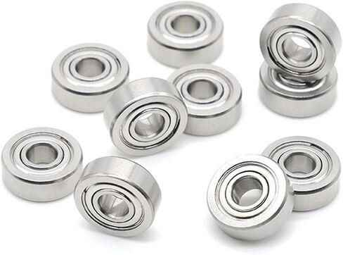 10PCS S606ZZ 6X17X6 mm Bearing ABEC-7 Stainless Steel Ball Bearings Shielded High Precision AISI440C in Saudi Arabia