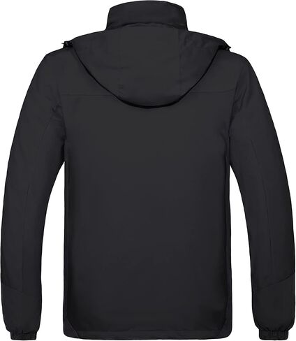 Wantdo Men's 3 in 1 Waterproof Ski Jacket Warm Winter Snow Coat Puffer Rain Jacket in Kuwait