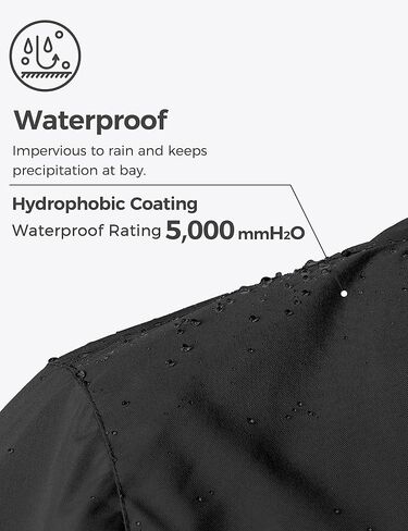 Wantdo Men's 3 in 1 Waterproof Ski Jacket Warm Winter Snow Coat Puffer Rain Jacket in Kuwait