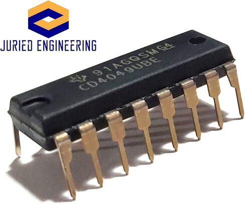 CD4049UBE CD4049 CMOS HEX العازلة العازلة/المحول الصديقة للوحدة IC DIP-16 (قطعة واحدة) in Saudi Arabia