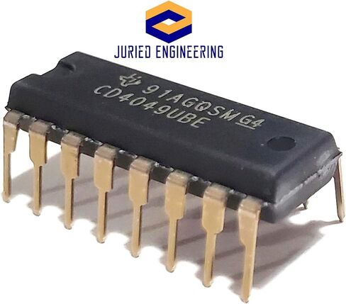 CD4049UBE CD4049 CMOS HEX العازلة العازلة/المحول الصديقة للوحدة IC DIP-16 (قطعة واحدة) in Saudi Arabia