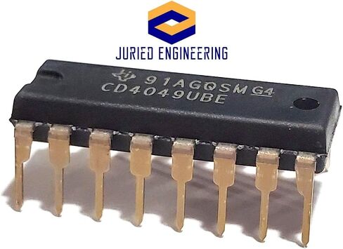 CD4049UBE CD4049 CMOS HEX العازلة العازلة/المحول الصديقة للوحدة IC DIP-16 (قطعة واحدة) in Saudi Arabia