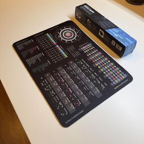 نظرية الجيتار ورقة الغش ورقة Mousepad-35 × 25 سم (13.8 "x9.8") و 80 × 30 سم (31.5 "x11.8")-الحبال ، المقاييس ، الملاحظات الفريت in Kuwait