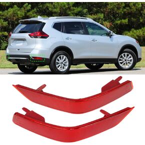 Compatible with Volkswagen Tiguan Rear Bumper Reflector 2018-2021,Left Driver & Right Passenger Side Red Marker Trim for 5NA945106A,5NA945105A,Tiguan Back Reflector Light W/O Bulb Replacement in Kuwait