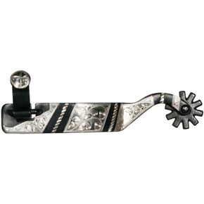 Schneiders FES Engraved Pleasure Spur | Elegant Horse Riding Accessory | Ideal for Show and Training Quick Responsiveness | Easy Strap Attachment in Kuwait