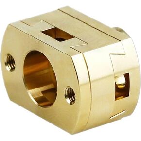 2pcs 3D Printer Parts Coupling for Z Axis T8 Lead Screw Hot Bed Connector Shaft Brass Couplers in Kuwait