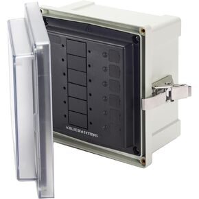 Blue Sea - 3113B-BSS - Enclosure SMS Panel 6 Circ Blank - (Pack of 1) in Saudi Arabia