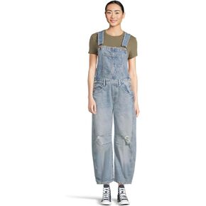 Free People Women's Good Luck Overall, Cobblestone in Kuwait