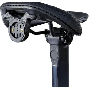 Bicycle Saddle Mount Intended for Garmin Varia, fits Specialized, Pinarello, and Sella Italia Saddles, Carbon Fiber, 3 Size Options, Black (Standard), Made in USA. in Saudi Arabia