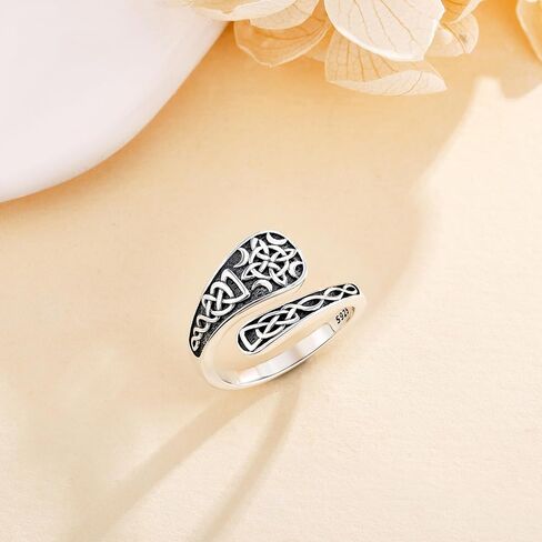 Spoon Ring 925 Sterling Silver Turquoise Turtle Adjustable Open Adjustable Thumb Rings Ocean Jewelry for Women Sea Turtle Lovers in Saudi Arabia