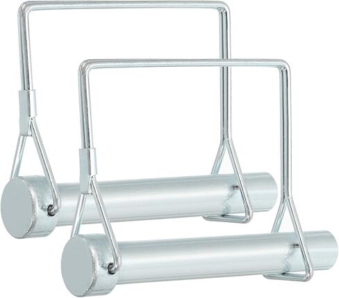 Patikil Trailer Acpler Pin 1/2x3-1/8 ، 2 PCS مربع سلك قفل دبوس دبوس قفل دبابيس الأمان PTO دبوس لوزن لجرار مزرعة القارب TRACK TRACK (12x80mm) in Saudi Arabia