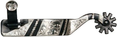 Schneiders FES Engraved Pleasure Spur | Elegant Horse Riding Accessory | Ideal for Show and Training Quick Responsiveness | Easy Strap Attachment in Saudi Arabia