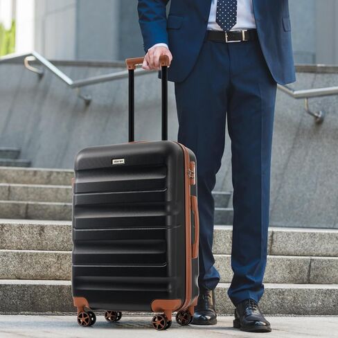 مجموعة أمتعة Merax 13 قطعة ، حقائب ABS Hardshell مع 8 عجلات سبينر صامتة ، أمتعة سفر متينة وخفيفة الوزن للرحلات العائلية ، الأزرق in Saudi Arabia