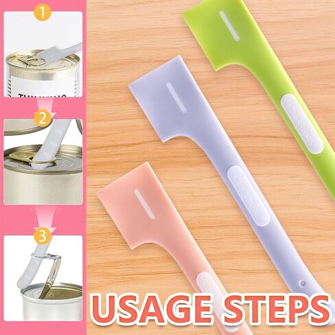 3 PCS Dog Cat Food Scoop Scoop Pet Supplies Silicone Silicone Caned Sucked for Cat Dog Rescoring وتخزين الطعام الرطب والأخضر الرمادي الوردي in Saudi Arabia