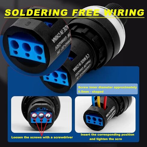 Haoduoqian LA42DWQ-22 Potentiometer ، 4pcs 10k أوم LA42DWQ-22 22 مم دوار الجهد المتغير سرعة محرك الجهد العاكس in Kuwait