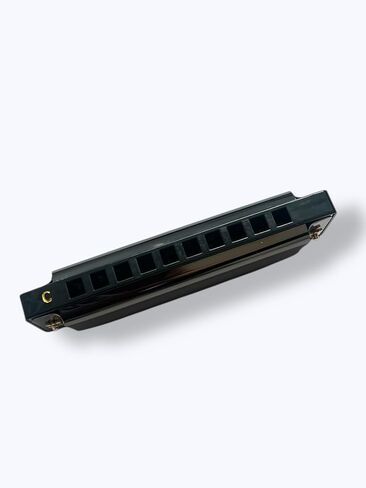 Sound Smith SSH-10 10-Hole Harmonica, Key of C, Copper Soundboard, Phosphor Bronze Reeds, ABS Moisture Resistant Comb, Metalic Black in Saudi Arabia