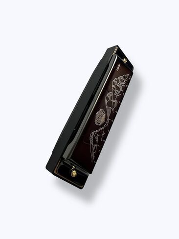 Sound Smith SSH-10 10-Hole Harmonica, Key of C, Copper Soundboard, Phosphor Bronze Reeds, ABS Moisture Resistant Comb, Metalic Black in Saudi Arabia