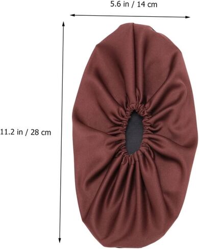Amosfun 5pairs تتجاوز التزلج القابل لإعادة الاستخدام للبالغين يغطي الأحذية القابلة للتنفس والقابلة للغسل حماية للأحذية ألوان القهوة للاستخدام in Saudi Arabia