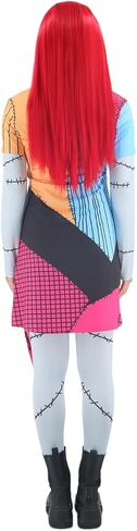 LILLIWEEN Womens Night Before Christmas Sally Costume Dress Halloween Cosplay Costumes in Saudi Arabia