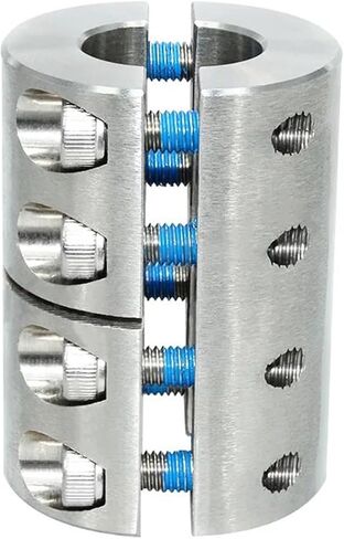 1pc Coupling Motor Stainless Steel Split Type High Torque Coupling Clamping Straight Coupler(45x75mm 25mm bore) in Saudi Arabia