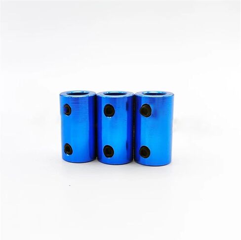 1pc D14L25 Coupling Blue Aluminum Alloy Rigid Coupler Motor Shaft Connection(6.35mm to 6.35mm) in Kuwait