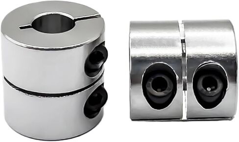 1pc D25 L25 Rigid Clamp Coupling Bore Aluminium Screw Rod Drive Shaft CNC Jaw Shaft Motor Coupler(5mm to 12mm) in Saudi Arabia