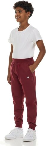 New Balance Boys Fleece Jogger 3 Pack – Kids Soft Cotton Blend Fleece Sweatpants with Pockets, Athletic Fit, Sizes 4-20 in Saudi Arabia