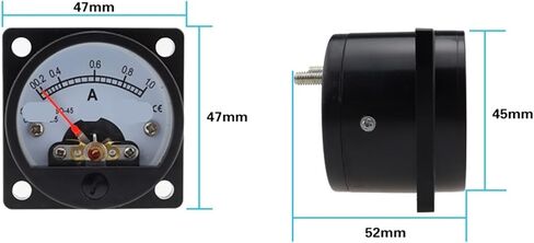 1pcs So-45 Ammeter Simulation 1A-1000A 47x47mm (1A) in Saudi Arabia