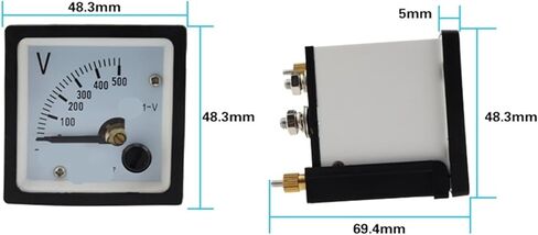 99T1 AC 50V-1000V Panel Voltmeter (500V) in Saudi Arabia