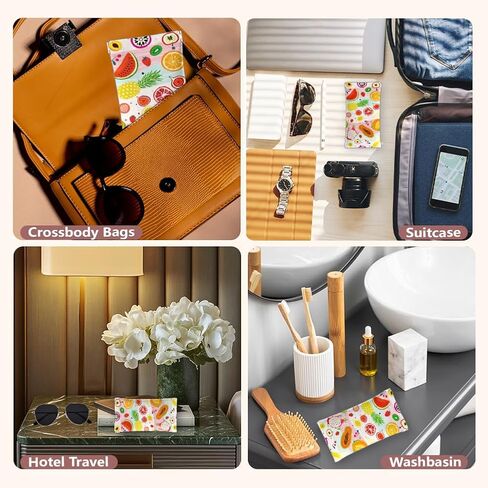 GLOBLELAND Mushrooms Soft Glasses Case Moon Phases Butterflies Squeeze Top Eyeglass Case Travel PU Leather Sunglass Bag Portable Sunglasses Pouch for Women Men in Saudi Arabia