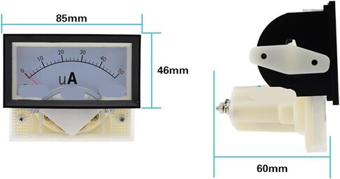 69C17 50uA-500UA 85 * 46MM Ammeter(300UA) in Saudi Arabia