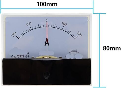 1PCS 44C2 DC/75MV Meter Panel (1000A -0-1000A) in Saudi Arabia